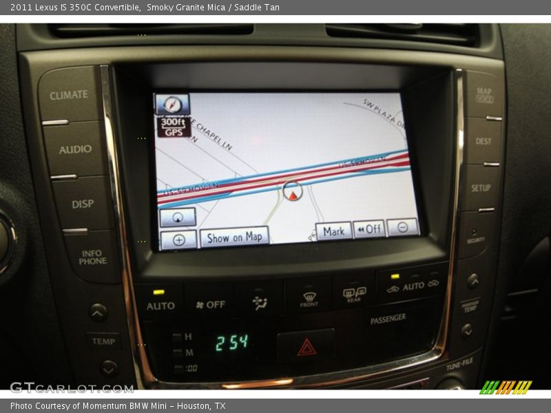Navigation of 2011 IS 350C Convertible