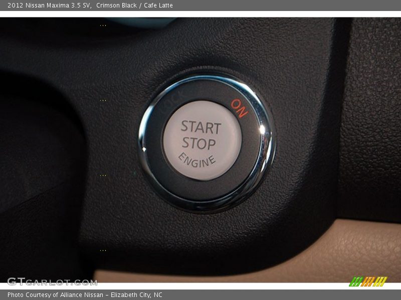 Crimson Black / Cafe Latte 2012 Nissan Maxima 3.5 SV