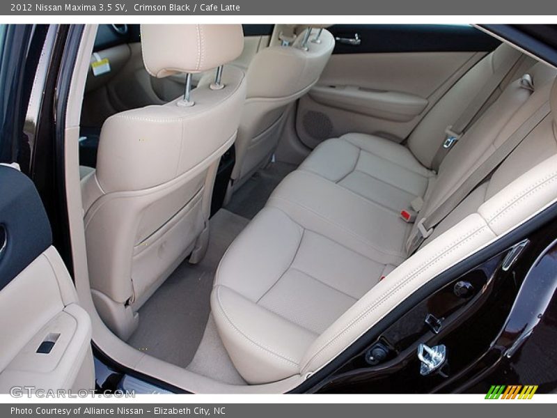 Crimson Black / Cafe Latte 2012 Nissan Maxima 3.5 SV