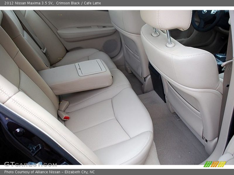 Crimson Black / Cafe Latte 2012 Nissan Maxima 3.5 SV