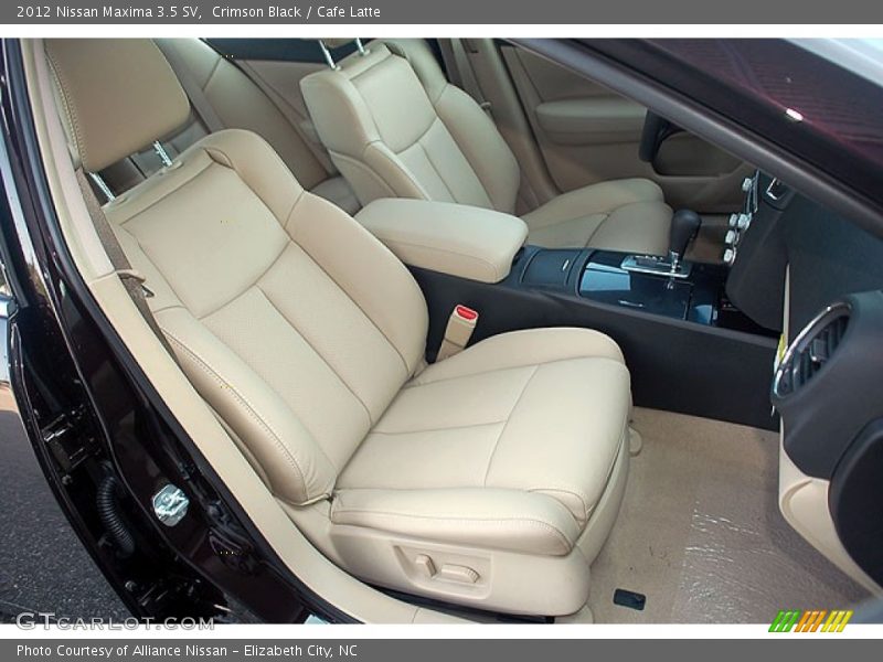 Crimson Black / Cafe Latte 2012 Nissan Maxima 3.5 SV