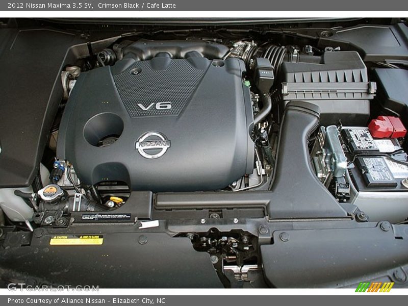 Crimson Black / Cafe Latte 2012 Nissan Maxima 3.5 SV