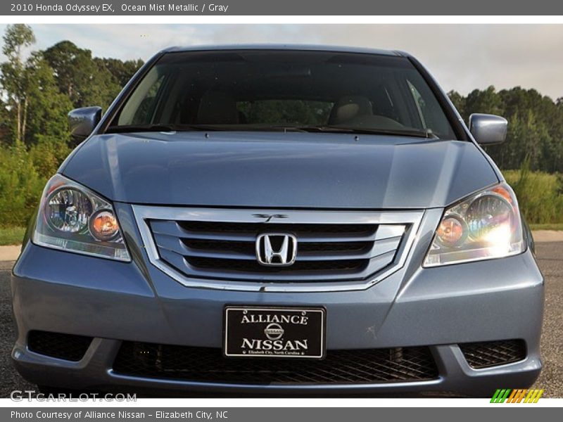 Ocean Mist Metallic / Gray 2010 Honda Odyssey EX