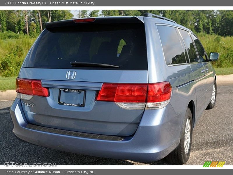 Ocean Mist Metallic / Gray 2010 Honda Odyssey EX