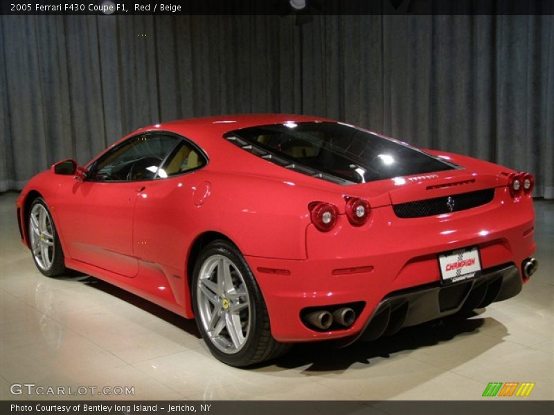 Red / Beige 2005 Ferrari F430 Coupe F1
