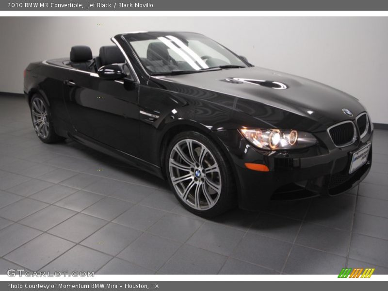 Jet Black / Black Novillo 2010 BMW M3 Convertible