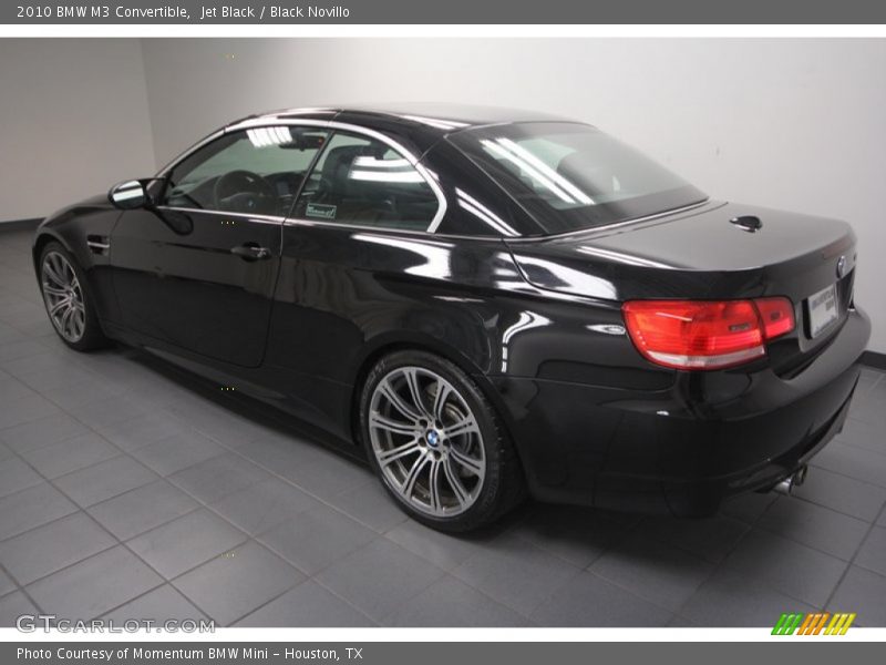 Jet Black / Black Novillo 2010 BMW M3 Convertible