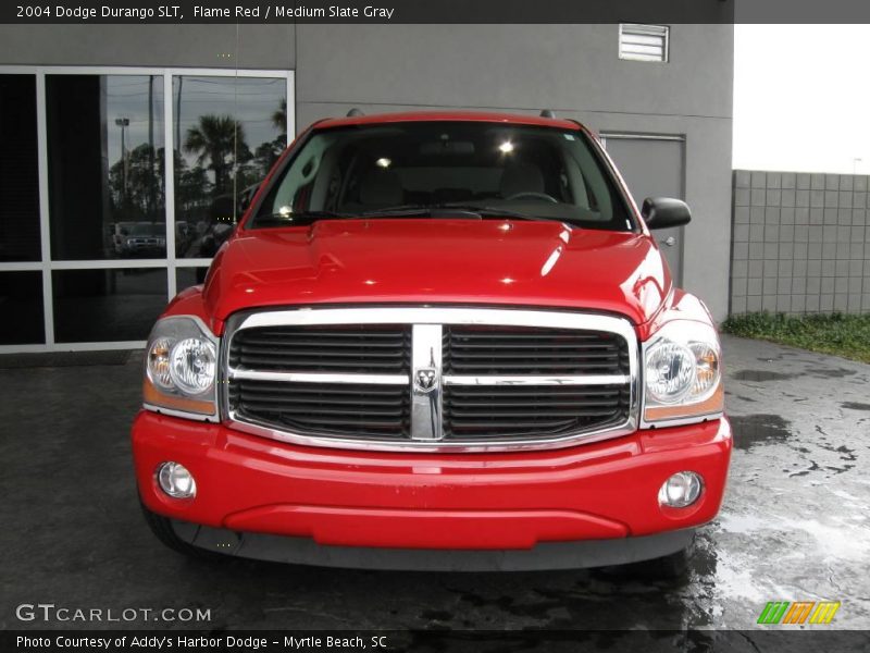 Flame Red / Medium Slate Gray 2004 Dodge Durango SLT
