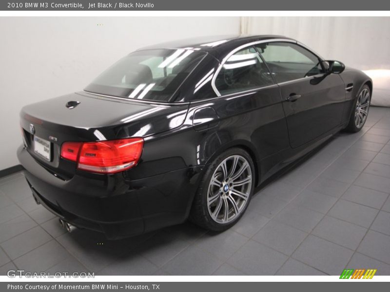 Jet Black / Black Novillo 2010 BMW M3 Convertible