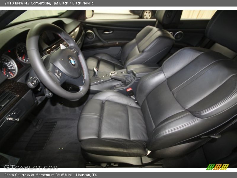  2010 M3 Convertible Black Novillo Interior