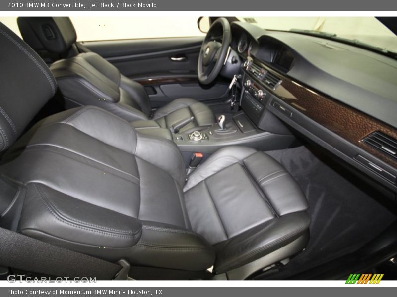  2010 M3 Convertible Black Novillo Interior
