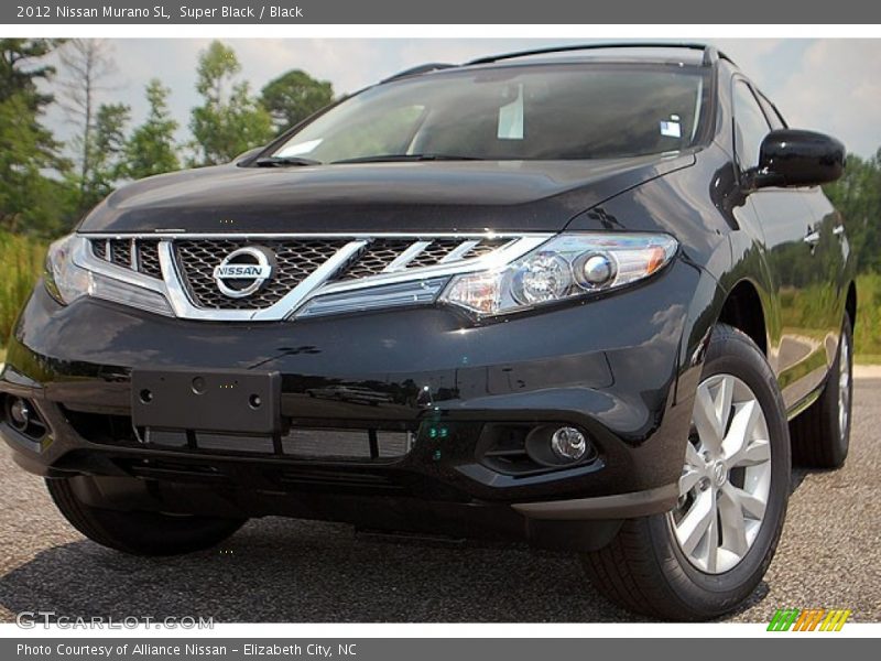 Super Black / Black 2012 Nissan Murano SL