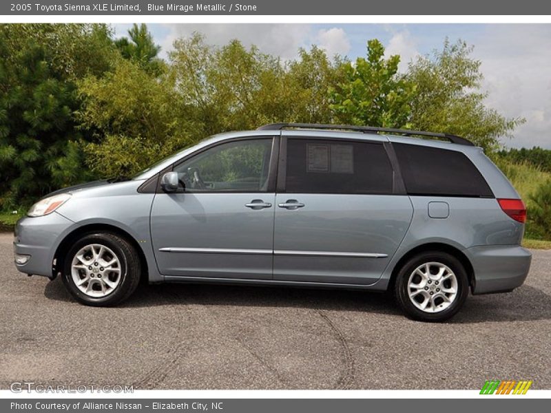 Blue Mirage Metallic / Stone 2005 Toyota Sienna XLE Limited