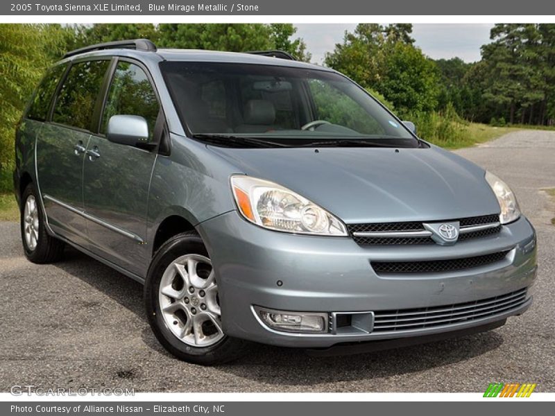 Blue Mirage Metallic / Stone 2005 Toyota Sienna XLE Limited