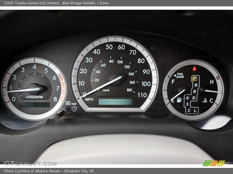 Blue Mirage Metallic / Stone 2005 Toyota Sienna XLE Limited