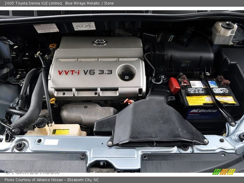 Blue Mirage Metallic / Stone 2005 Toyota Sienna XLE Limited