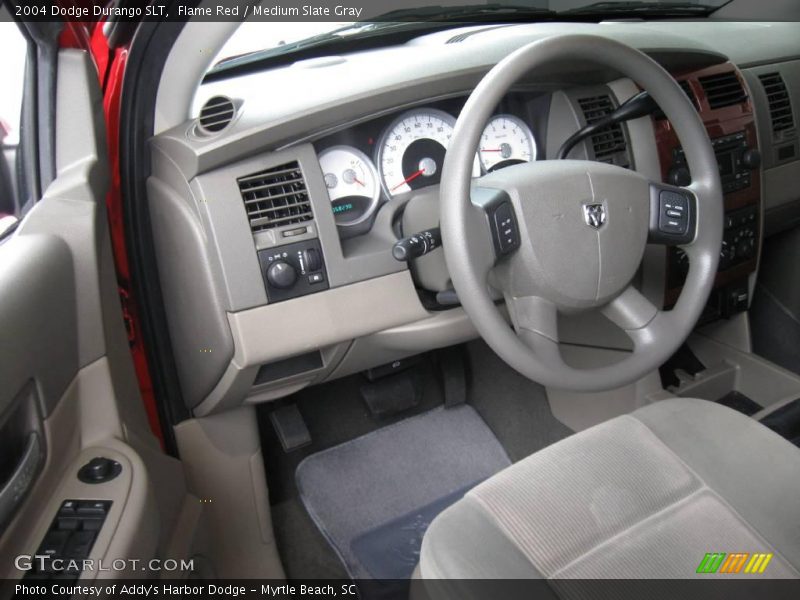 Flame Red / Medium Slate Gray 2004 Dodge Durango SLT