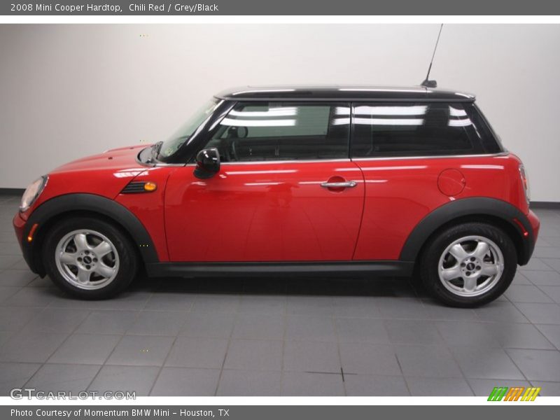 Chili Red / Grey/Black 2008 Mini Cooper Hardtop