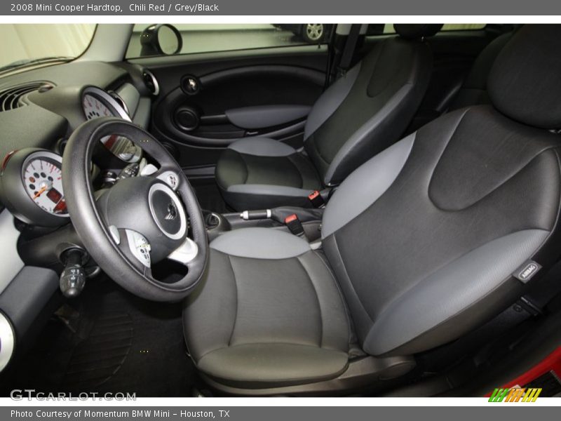 Chili Red / Grey/Black 2008 Mini Cooper Hardtop
