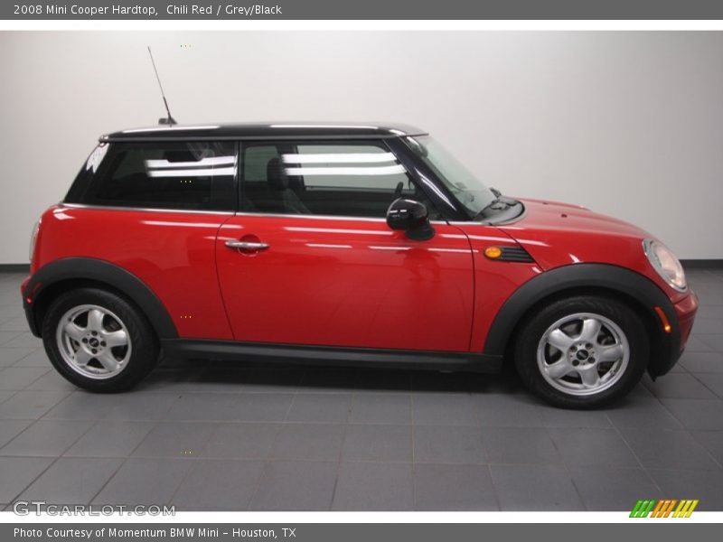 Chili Red / Grey/Black 2008 Mini Cooper Hardtop