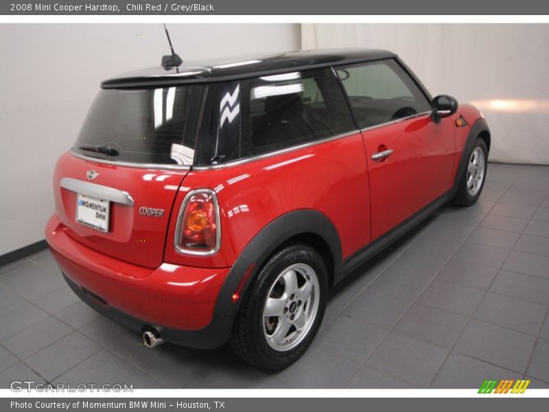 Chili Red / Grey/Black 2008 Mini Cooper Hardtop