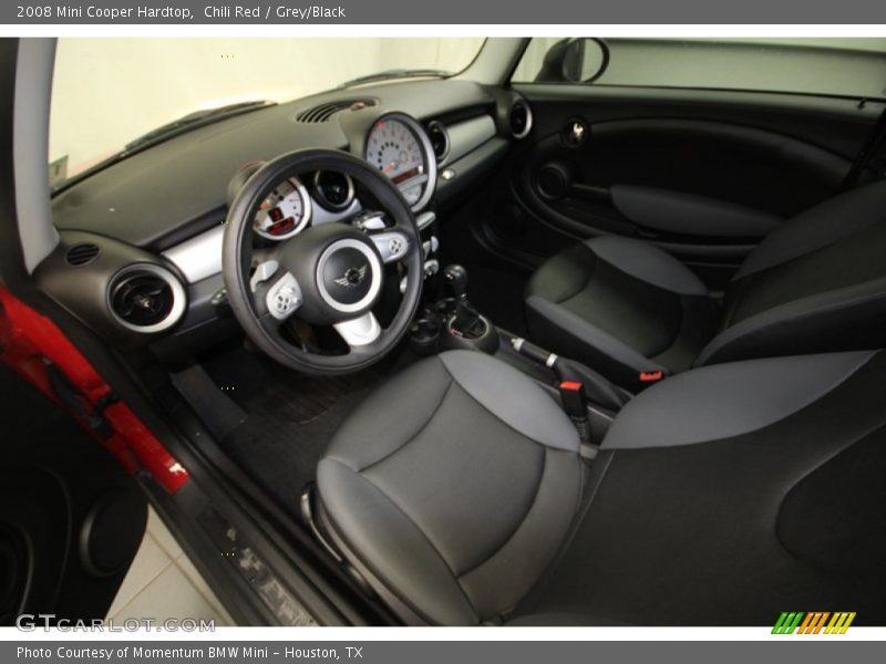 Chili Red / Grey/Black 2008 Mini Cooper Hardtop