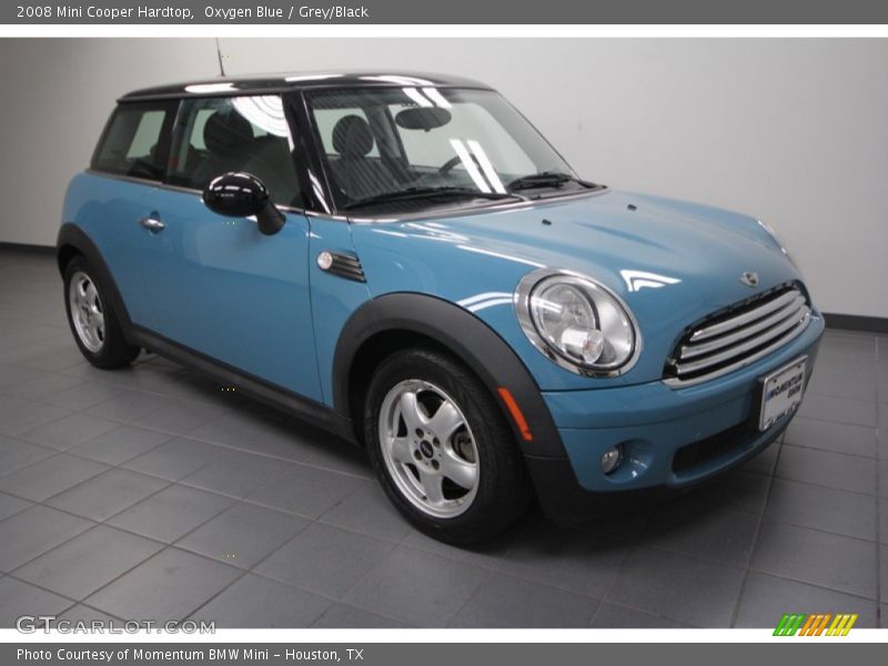 Oxygen Blue / Grey/Black 2008 Mini Cooper Hardtop