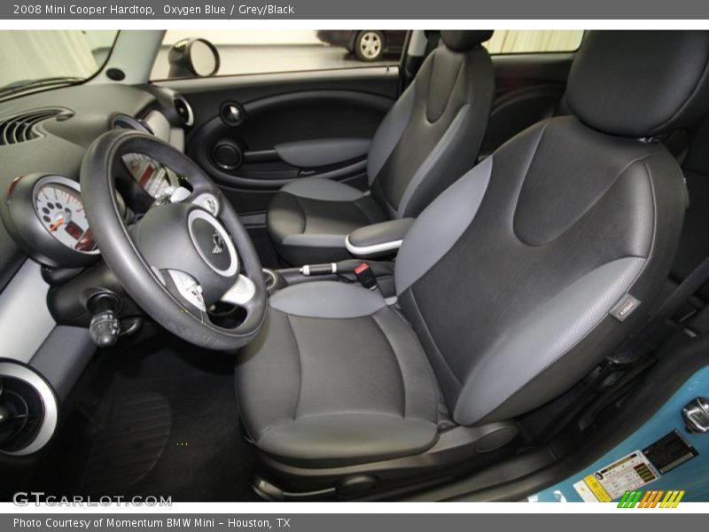 Oxygen Blue / Grey/Black 2008 Mini Cooper Hardtop