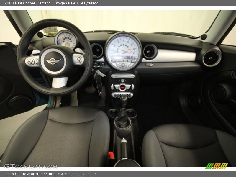 Oxygen Blue / Grey/Black 2008 Mini Cooper Hardtop