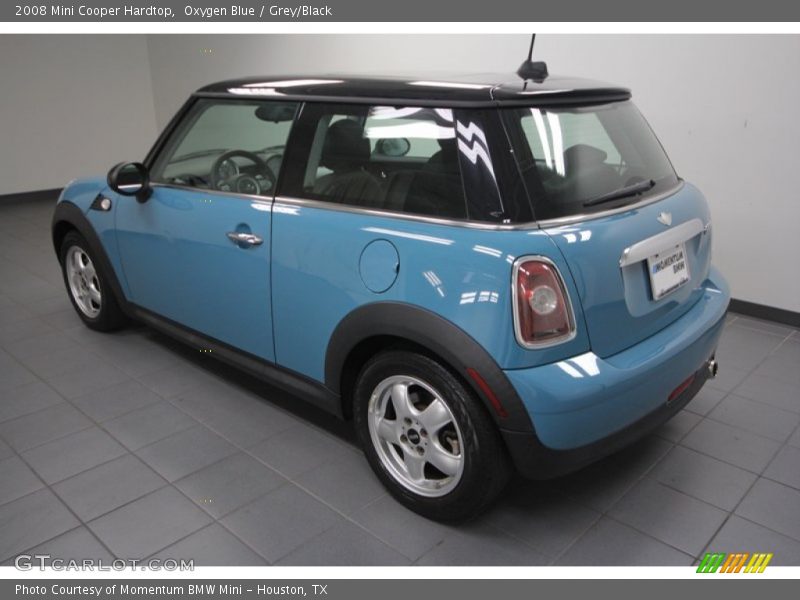 Oxygen Blue / Grey/Black 2008 Mini Cooper Hardtop