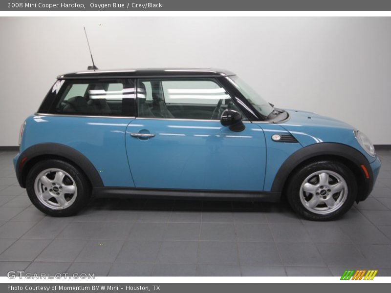 Oxygen Blue / Grey/Black 2008 Mini Cooper Hardtop