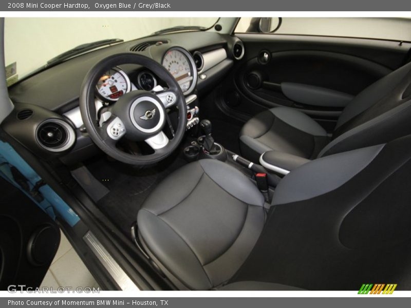 Oxygen Blue / Grey/Black 2008 Mini Cooper Hardtop
