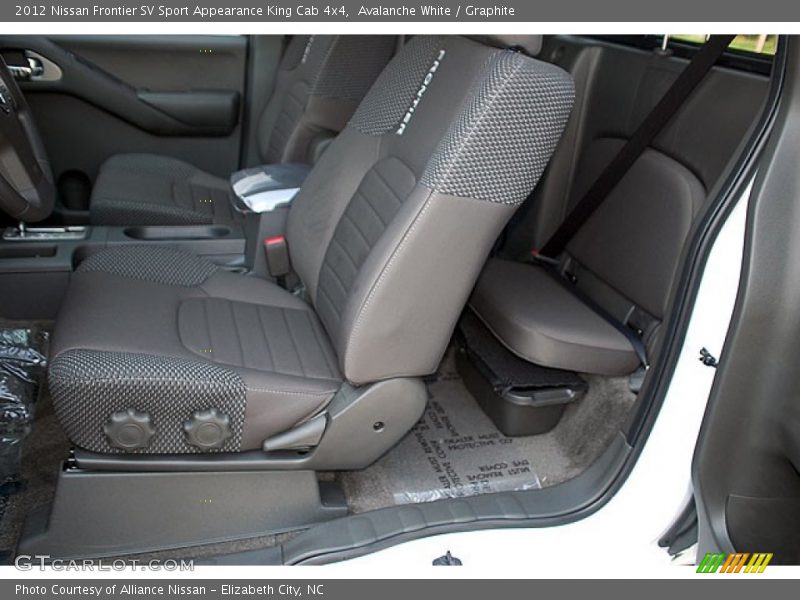 Avalanche White / Graphite 2012 Nissan Frontier SV Sport Appearance King Cab 4x4