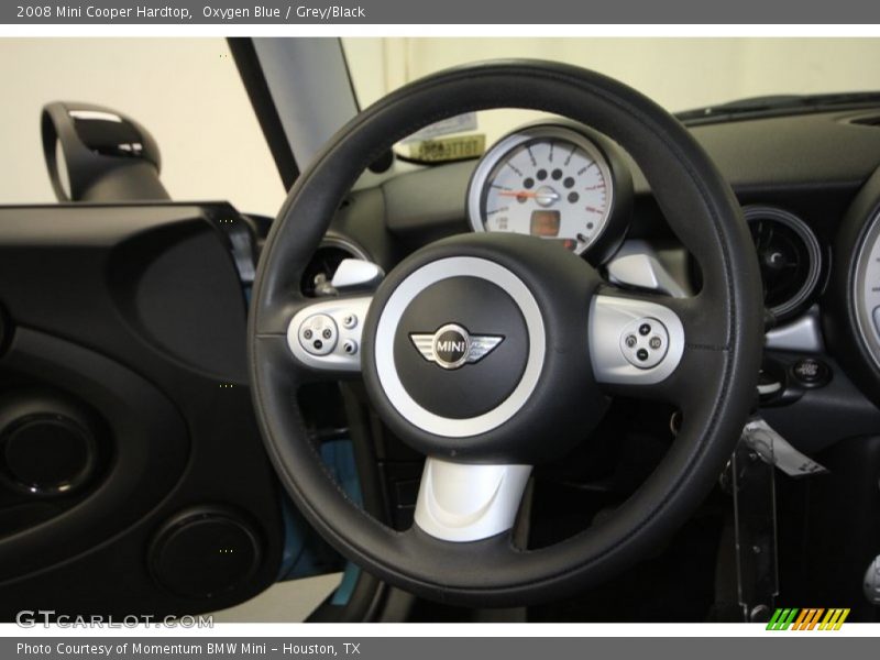 Oxygen Blue / Grey/Black 2008 Mini Cooper Hardtop