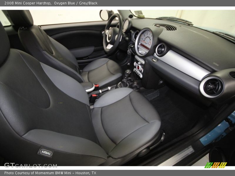 Oxygen Blue / Grey/Black 2008 Mini Cooper Hardtop