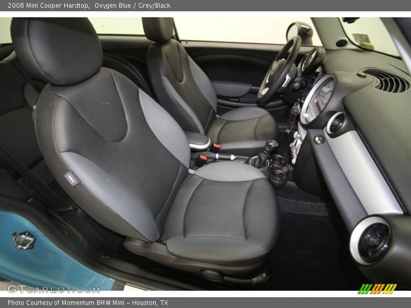 Oxygen Blue / Grey/Black 2008 Mini Cooper Hardtop