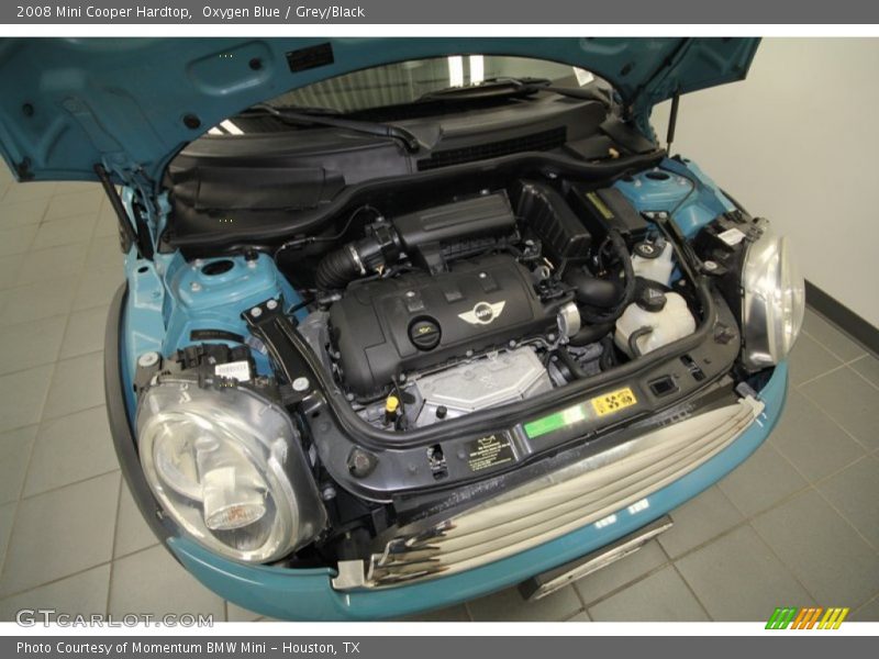 Oxygen Blue / Grey/Black 2008 Mini Cooper Hardtop