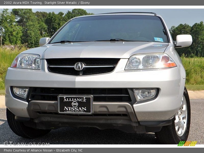Starlight Silver Metallic / Ebony 2002 Acura MDX Touring