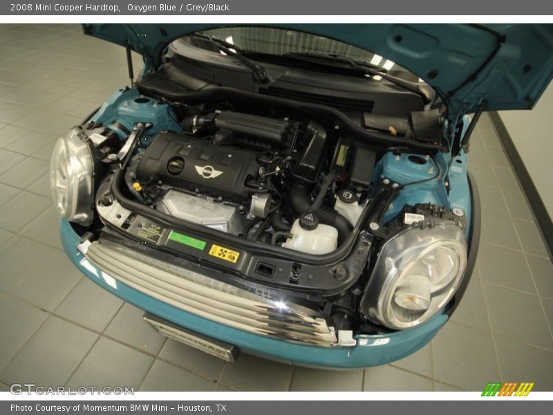 Oxygen Blue / Grey/Black 2008 Mini Cooper Hardtop