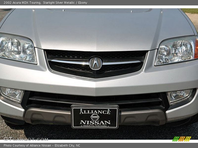 Starlight Silver Metallic / Ebony 2002 Acura MDX Touring