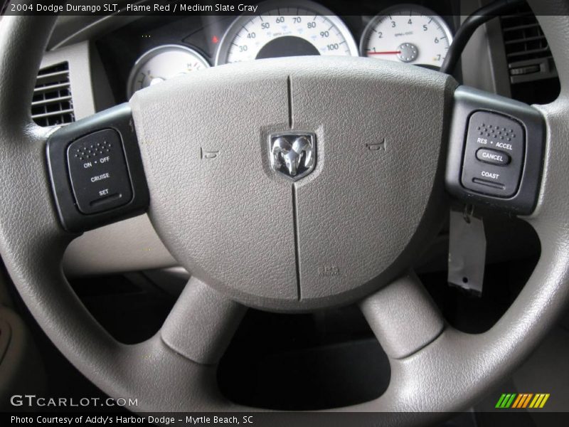 Flame Red / Medium Slate Gray 2004 Dodge Durango SLT