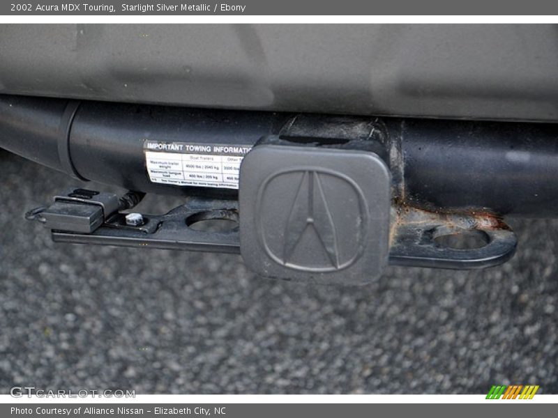 Starlight Silver Metallic / Ebony 2002 Acura MDX Touring