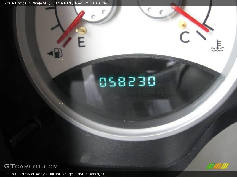 Flame Red / Medium Slate Gray 2004 Dodge Durango SLT