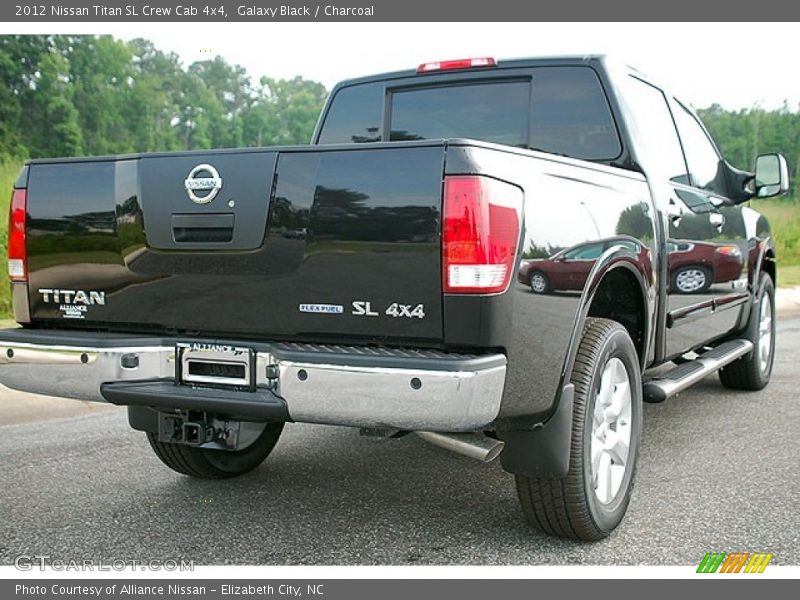 Galaxy Black / Charcoal 2012 Nissan Titan SL Crew Cab 4x4