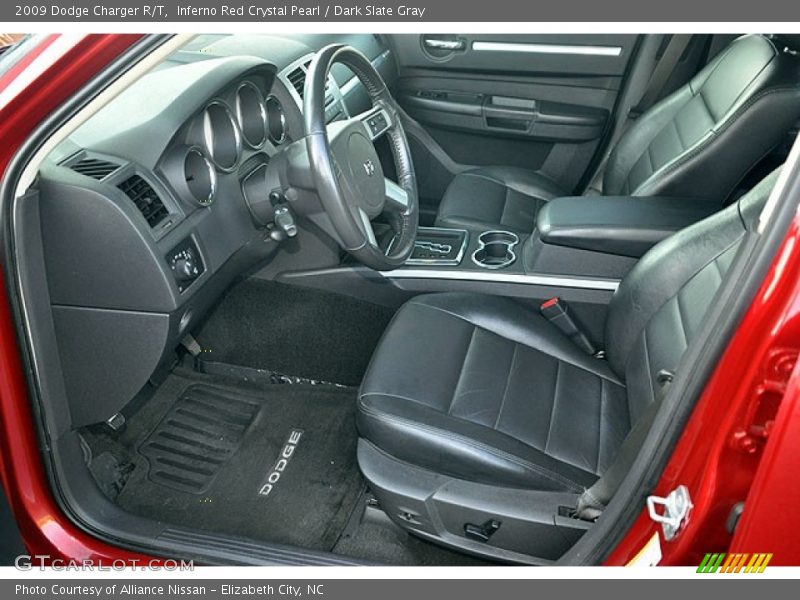 Front Seat of 2009 Charger R/T