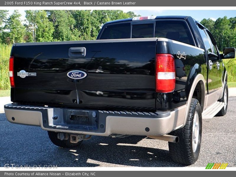 Black / Castano Brown Leather 2005 Ford F150 King Ranch SuperCrew 4x4