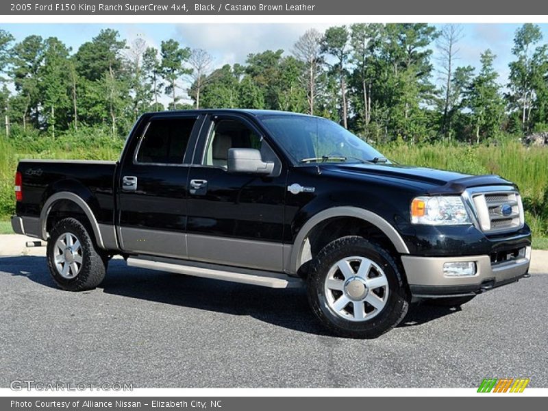 Black / Castano Brown Leather 2005 Ford F150 King Ranch SuperCrew 4x4