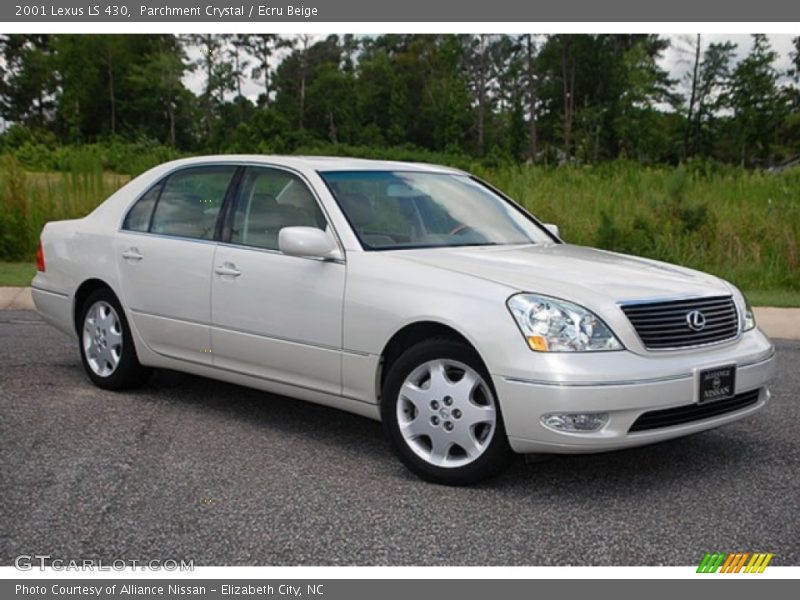 Parchment Crystal / Ecru Beige 2001 Lexus LS 430