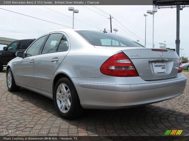 Brilliant Silver Metallic / Charcoal 2006 Mercedes-Benz E 350 Sedan