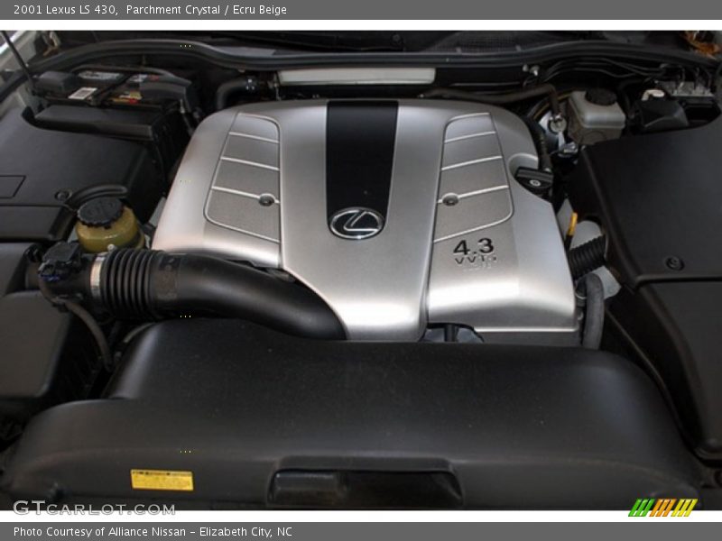 Parchment Crystal / Ecru Beige 2001 Lexus LS 430